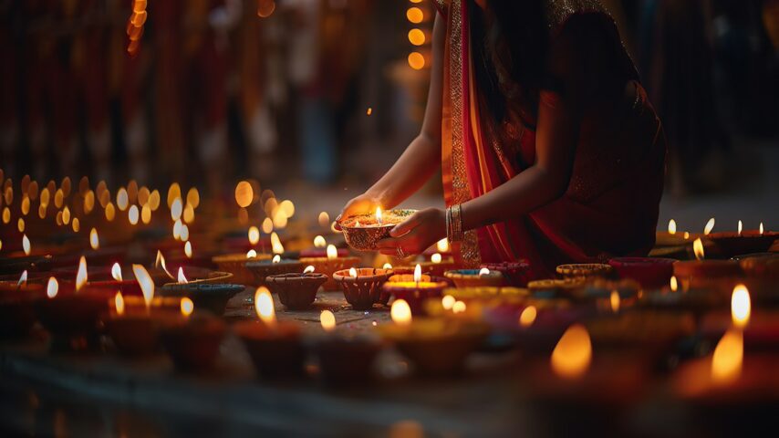 the Festival of Lights, celebrated by Hindus, Jains, and Sikhs